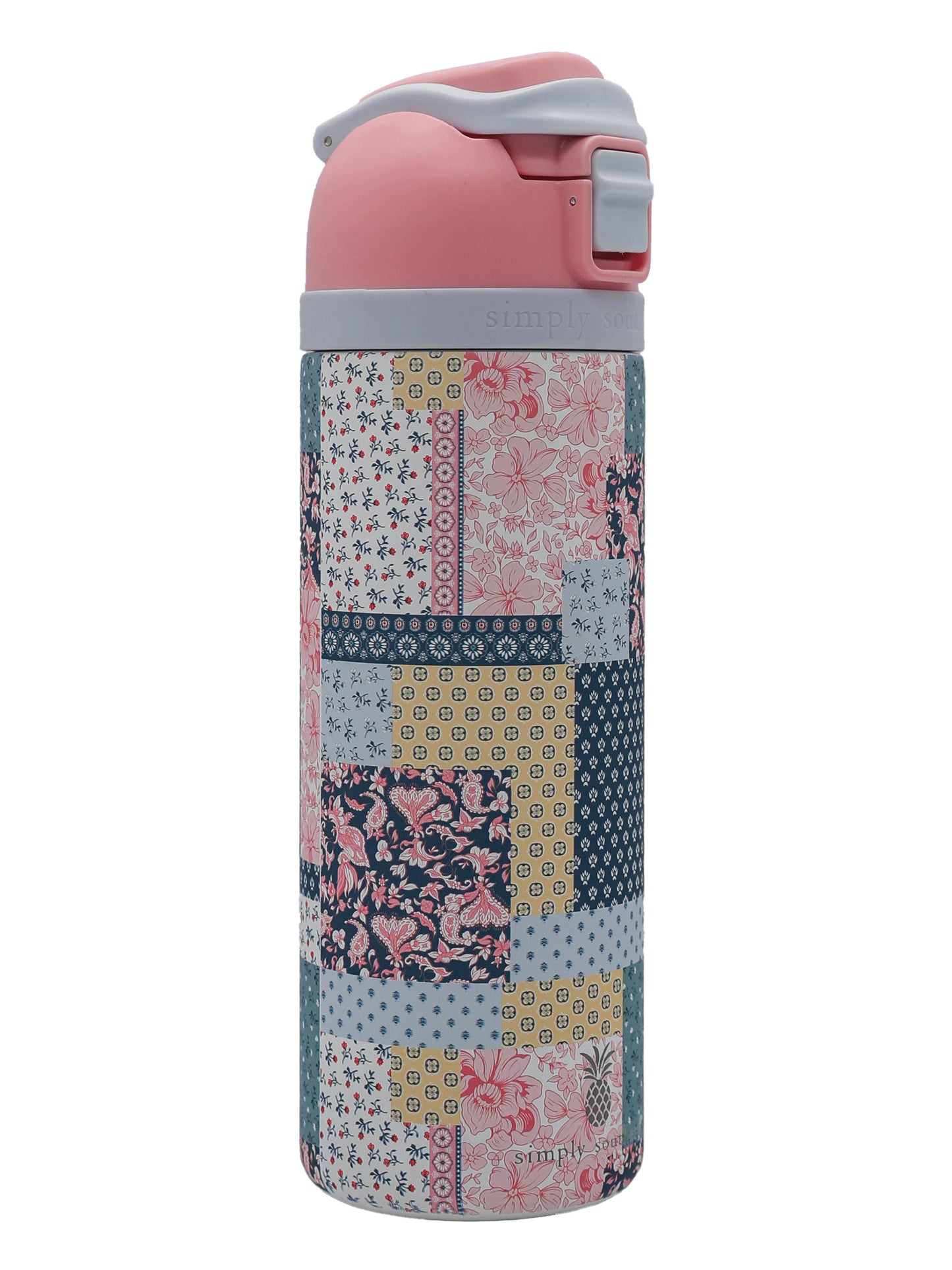 Simply Southern Pink Quilt Tumbler