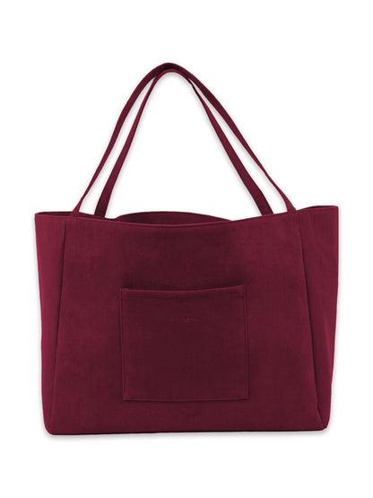 Simply Southern Zoey Suede Bag - Burgundy