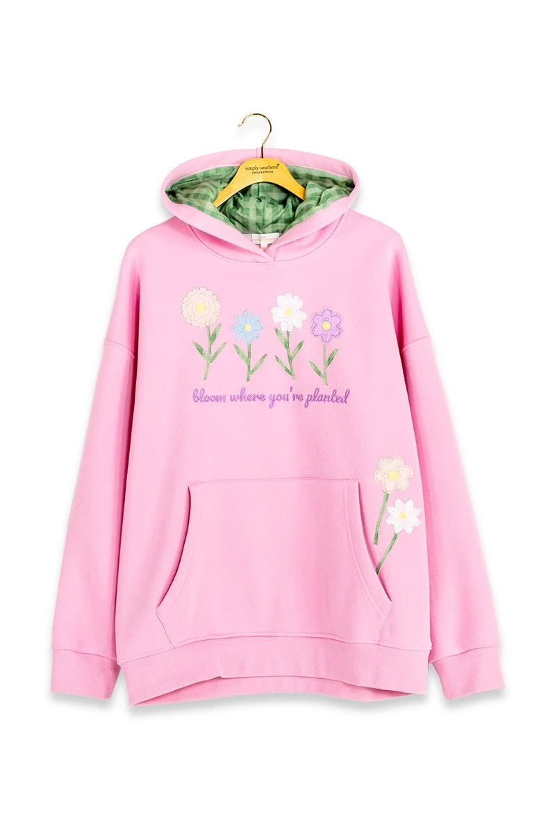 Simply Southern Youth Bloom Hoodie