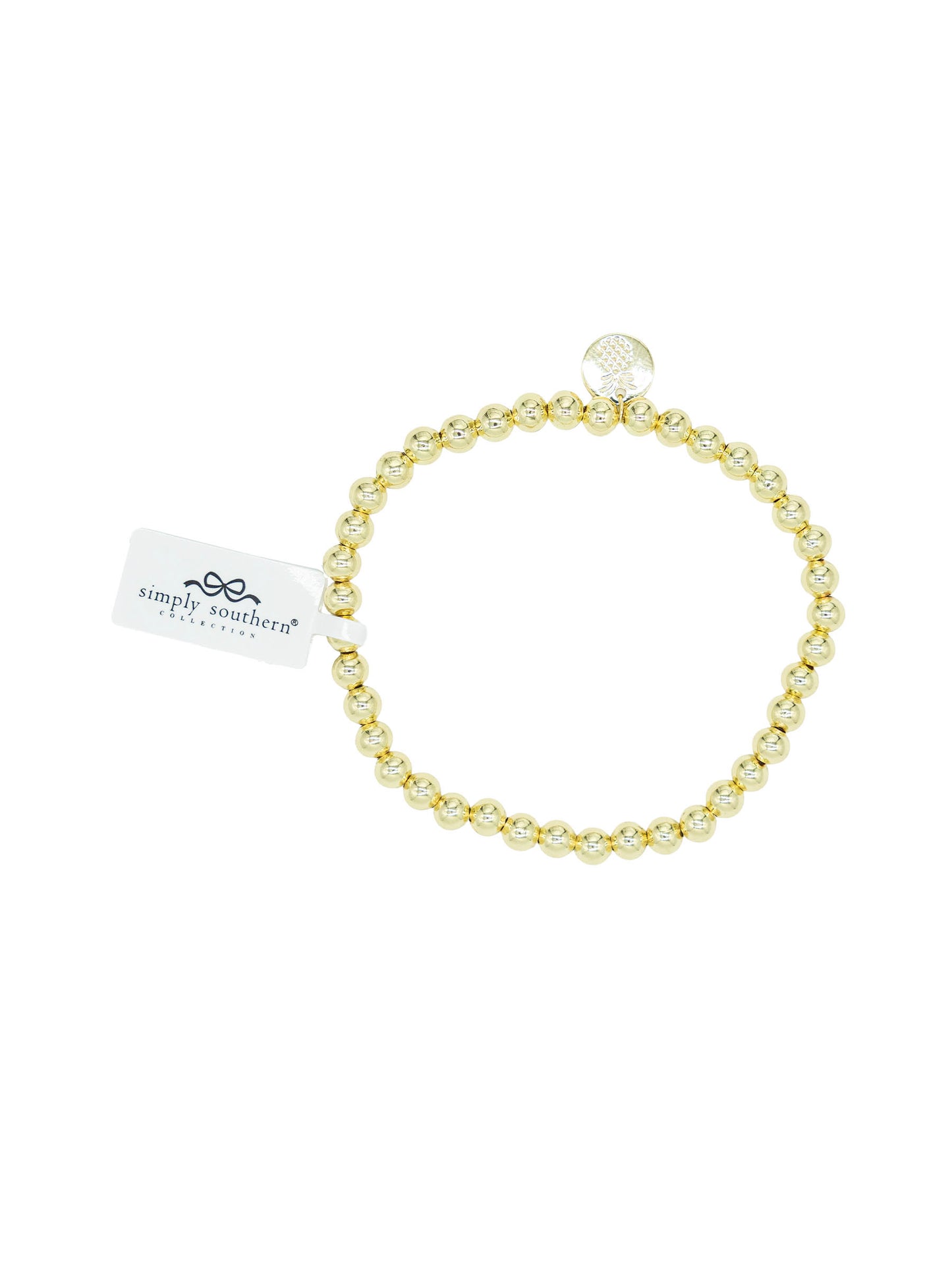 Simply Southern Big Gold Beaded Bracelet