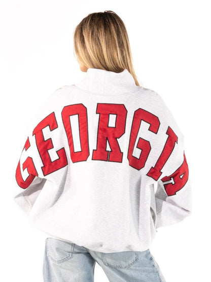 Simply Southern Mock Neck Sweatshirt GA