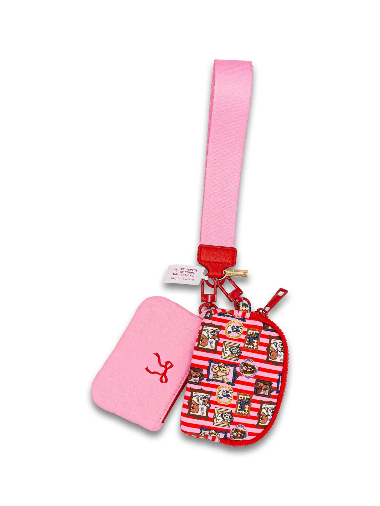 Simply Southern Dog Frame ID Coin Wristlet