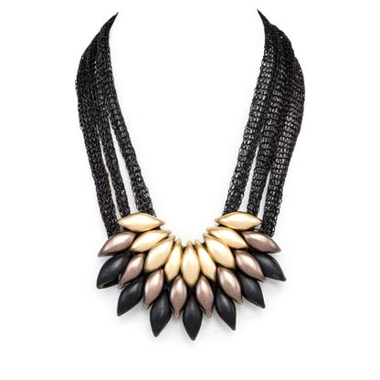 Iconic Mesh Chain Statement Necklace