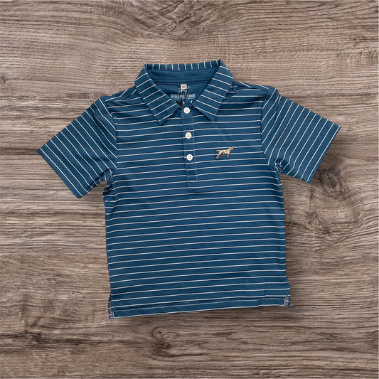 Fieldstone youth Clubhouse Blue Polo
