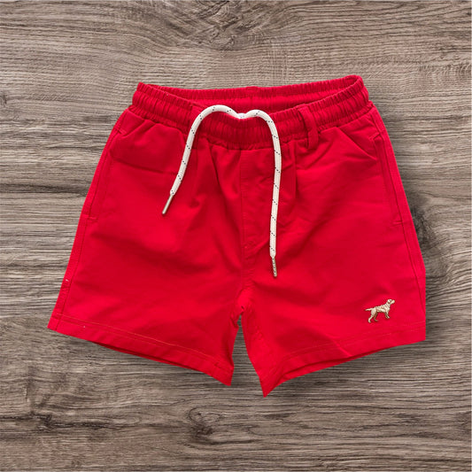 Fieldstone Youth Red Rambler Shorts
