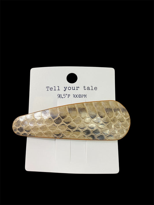 Snake Print Hair Clip