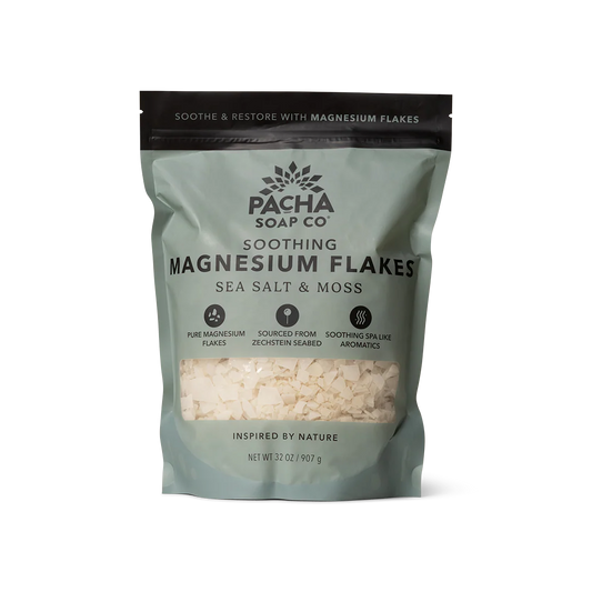 Pacha Soap Co Sea Salt & Moss Magnesium Bath Flakes