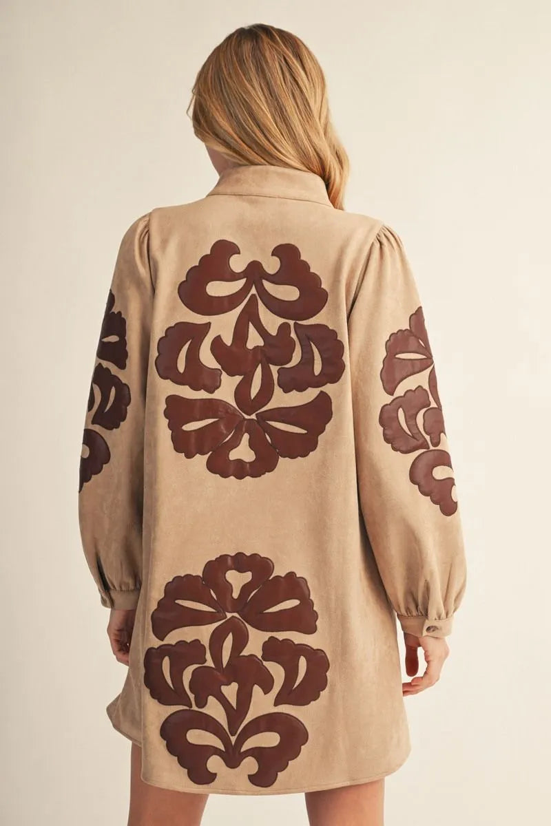 The Dani Taupe Dress