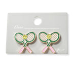 Tennis Enamel Stud Earring