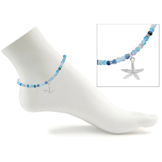 Starfish Charm Anklet