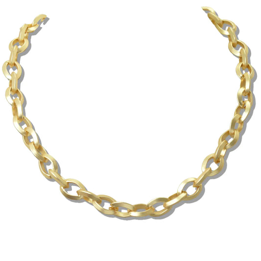 Classic Matte Link Chain Necklace