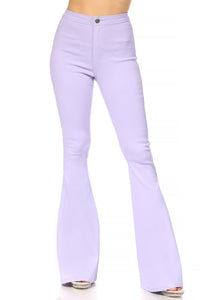 JC&JQ Lavender Disco Bell Bottoms