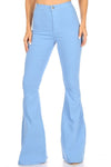 JC&JQ Baby Blue Disco Bell Bottoms