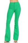 JC&JQ Green Disco Bell Bottoms