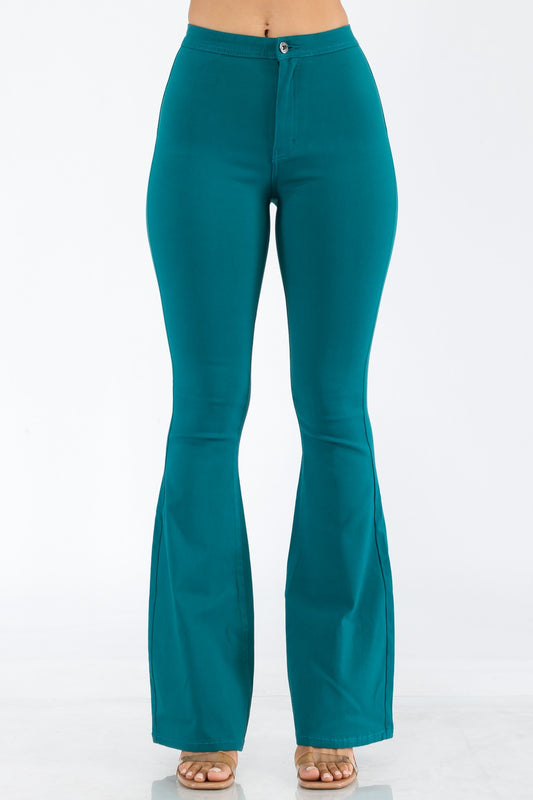 Teal Disco Bell Bottoms