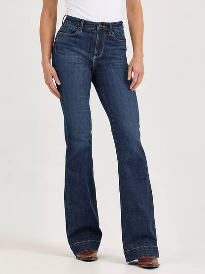 Women's Wrangler Dark Denim Bespoke Trouser Jean