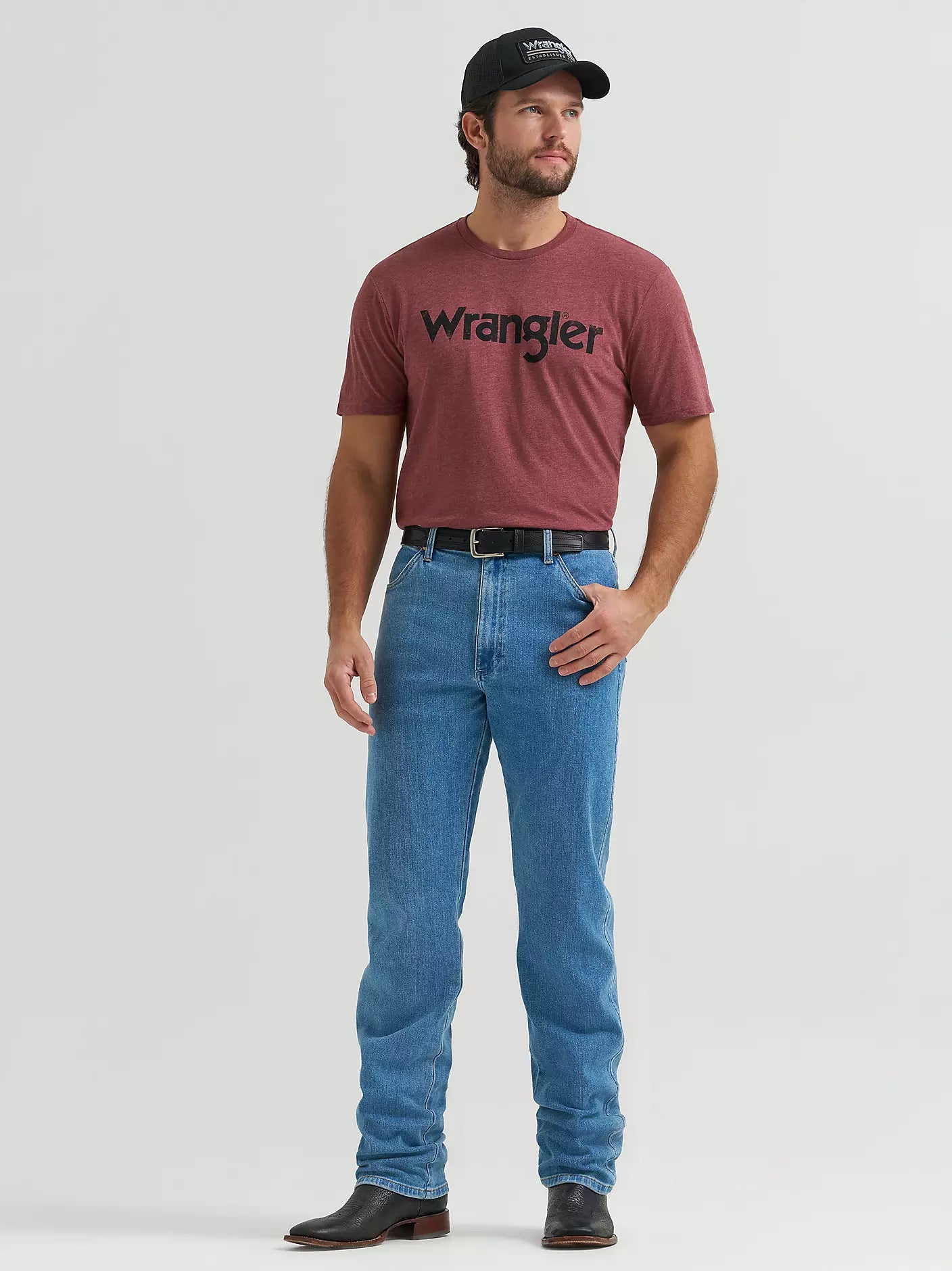 Wrangler Toughlite Faded Stone Cowboy Cut Original Fit Jean