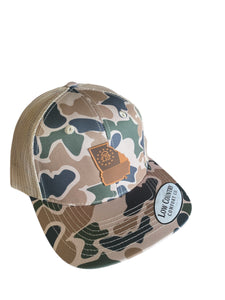 Low Country GA Flag Patch Camo Hat