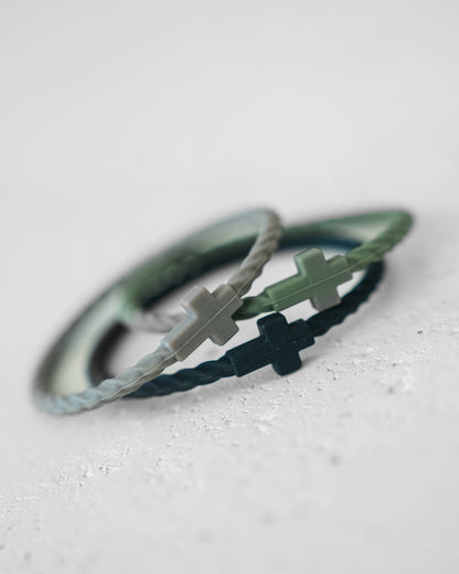 Infinity Cross Bracelets- Forest