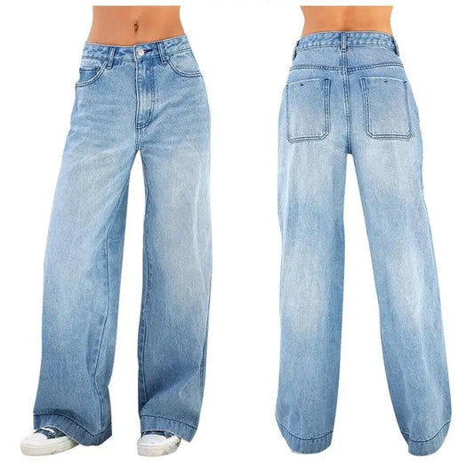 High Waisted Wide Leg Jeans