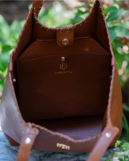 Emory Whipstitch Tote Mustard