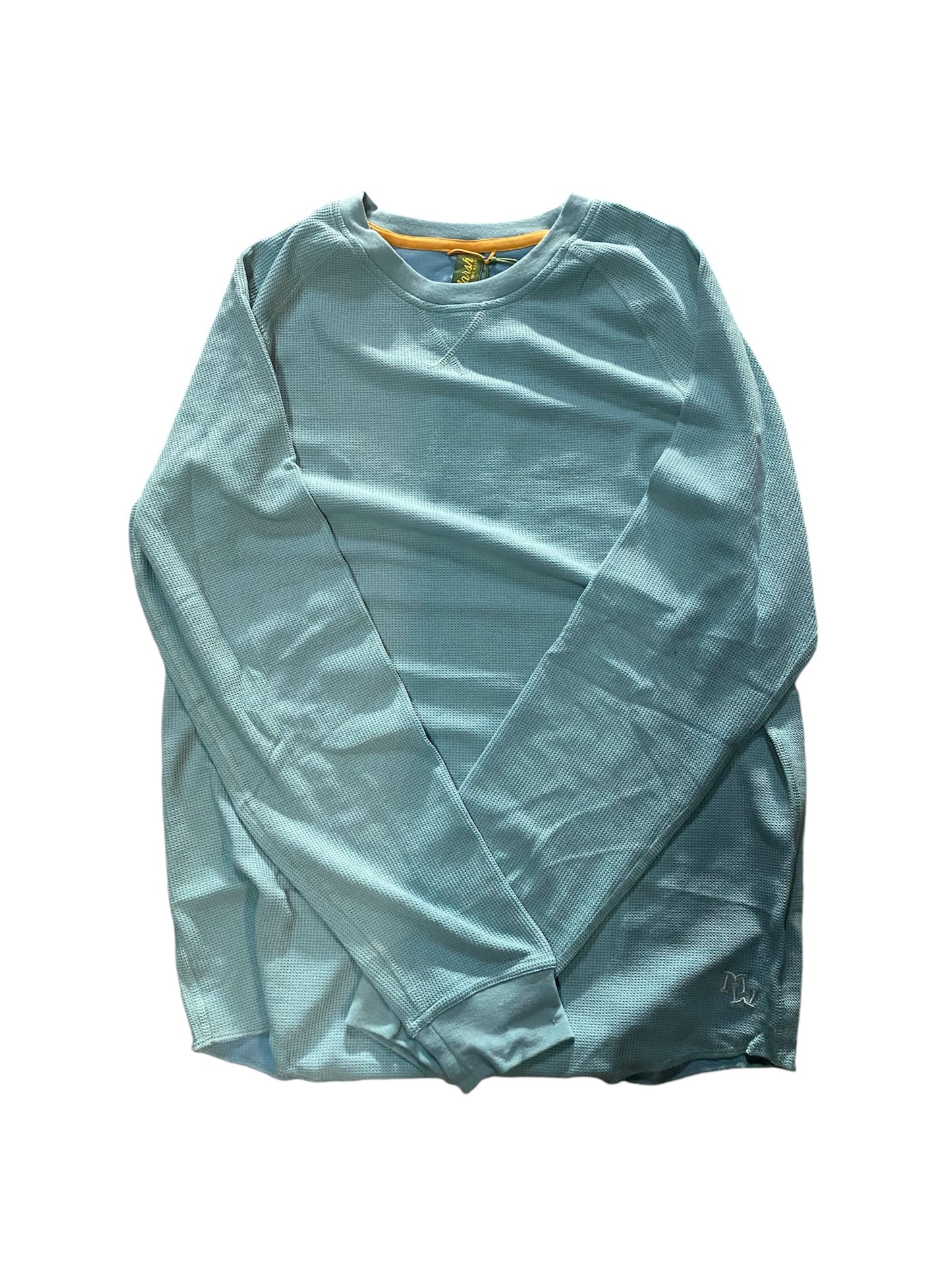 Marsh Trellis Heather Waffle Knit LS