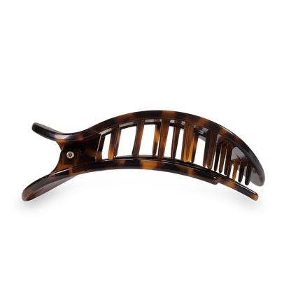 Round Flat Hair Clip | Large | Tortoise