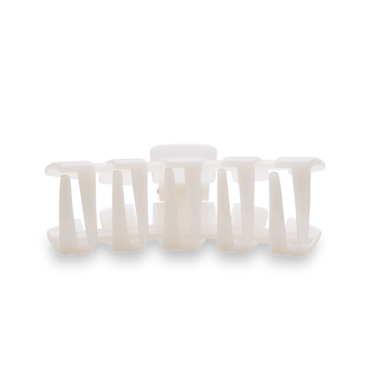 Teleties Classic Hair Clip | Large | Coconut White