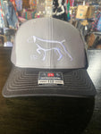 Southern Snap Company Grey and Black Pointer Hat