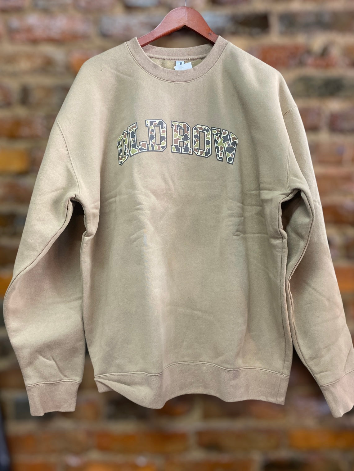 Old Row Sandstone Pigment Dyed Crewneck