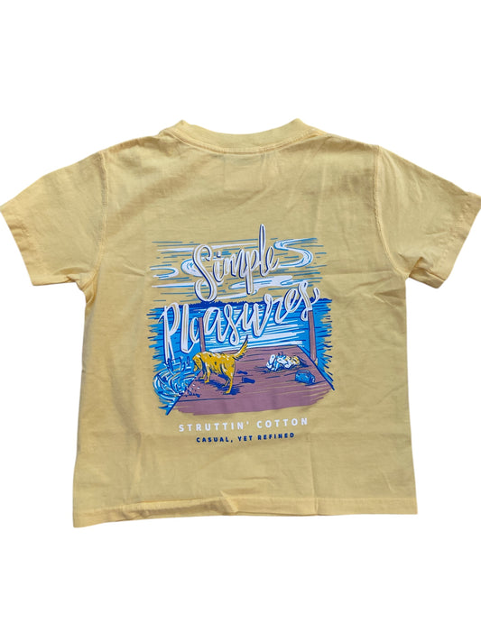 Struttin' Cotton Youth Simple Pleasures T-Shirt