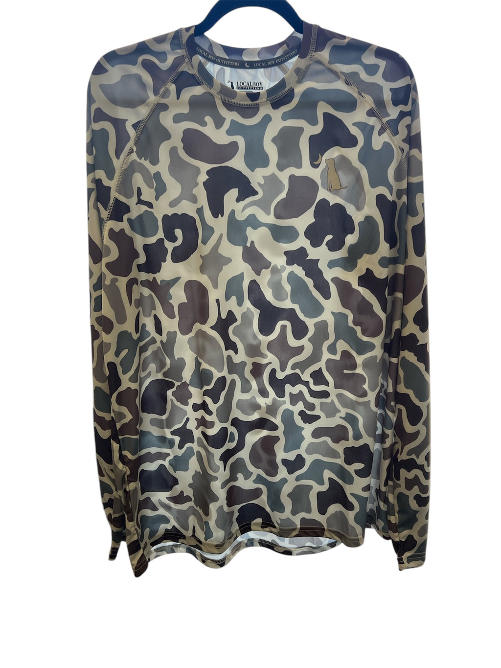 Local Boy Performance Camo Long Sleeve