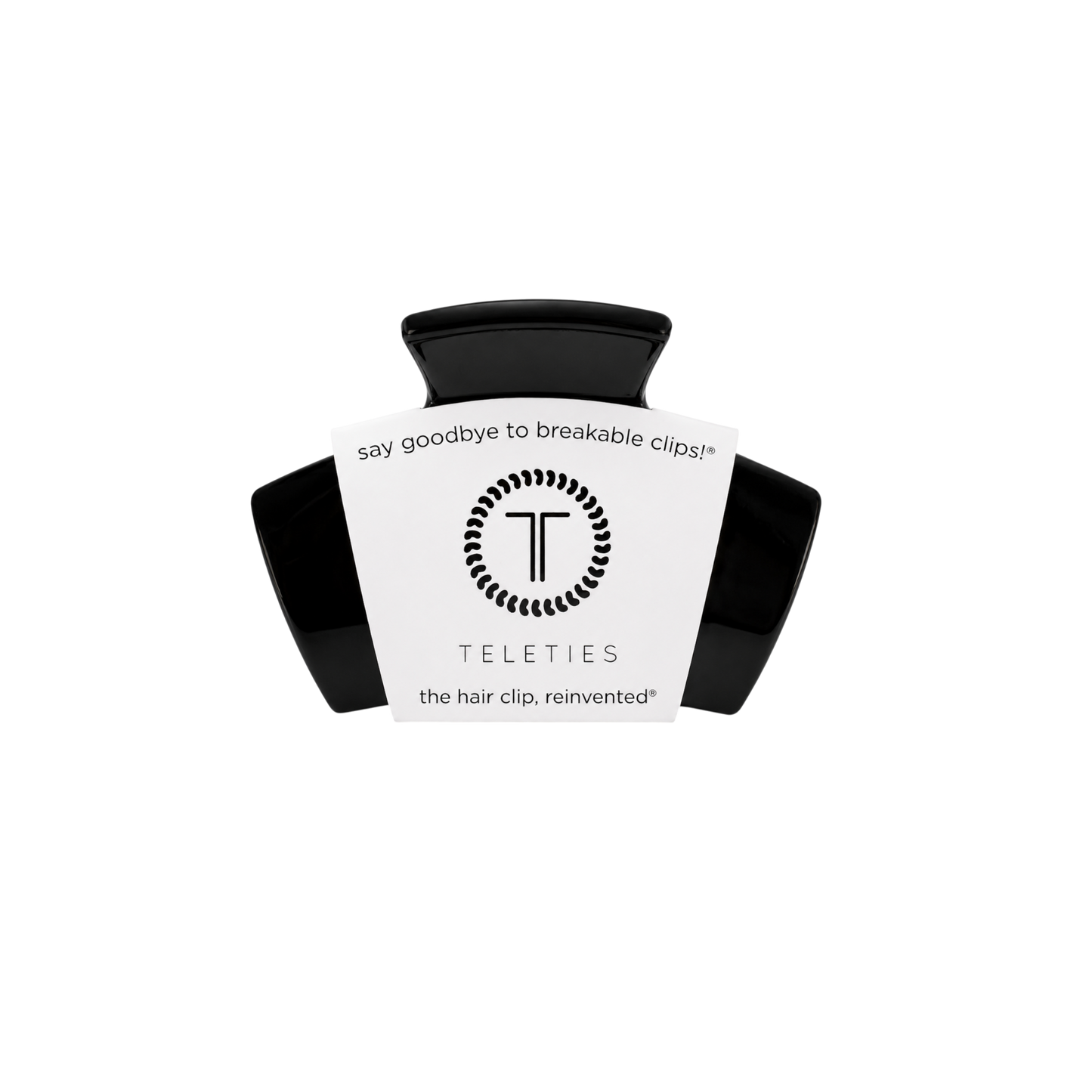Teleties Classic | Jet Black | Petite | Claw Clip