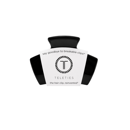 Teleties Classic | Jet Black | Petite | Claw Clip