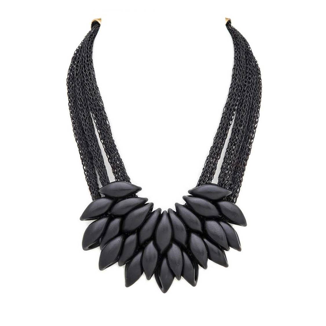 Iconic Mesh Chain Statement Necklace