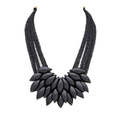 Iconic Mesh Chain Statement Necklace
