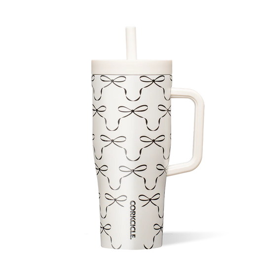 Corkcicle 22oz Leakproof Cruiser - Black Bows