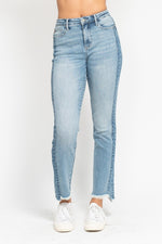 Judy Blue High Waist Vintage Wash Side Panel Jeans