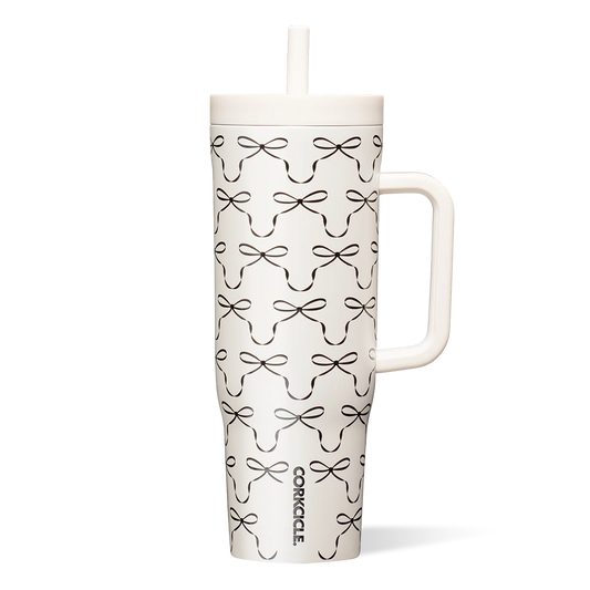 Corkcicle 40oz Leakproof Cruiser - Black Bows