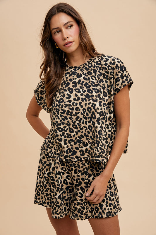 The Janice Soft Touch Leopard Set