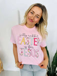 Silly Rabbit Easter Is For Jesus DTF Tee