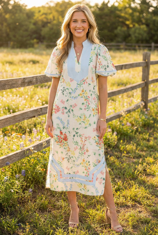 The Adeline Floral Maxi Dress