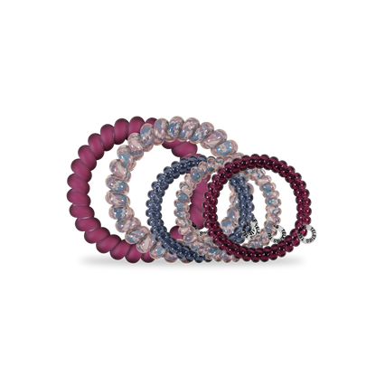 Spiral Hair Coils | Mix Pack | Purple Haze Hair Ties