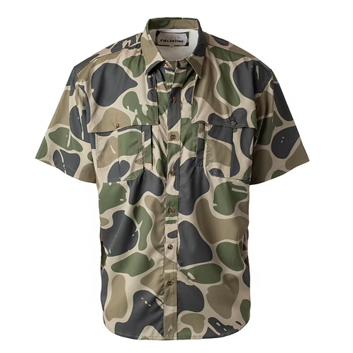 Fieldstone S/S Max Backwoods Camo Button Down