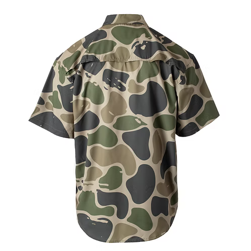 Fieldstone S/S Max Backwoods Camo Button Down