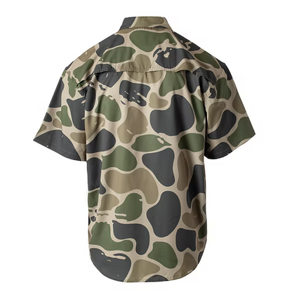 Fieldstone S/S Max Backwoods Camo Button Down