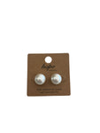 Large Pearl Ball Earrings