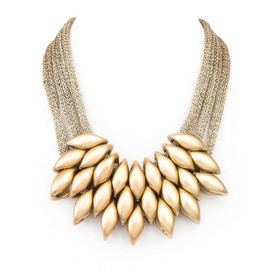 Iconic Mesh Chain Statement Necklace