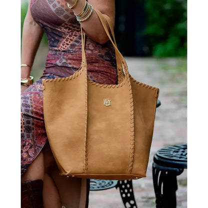 Emory Whipstitch Tote Mustard