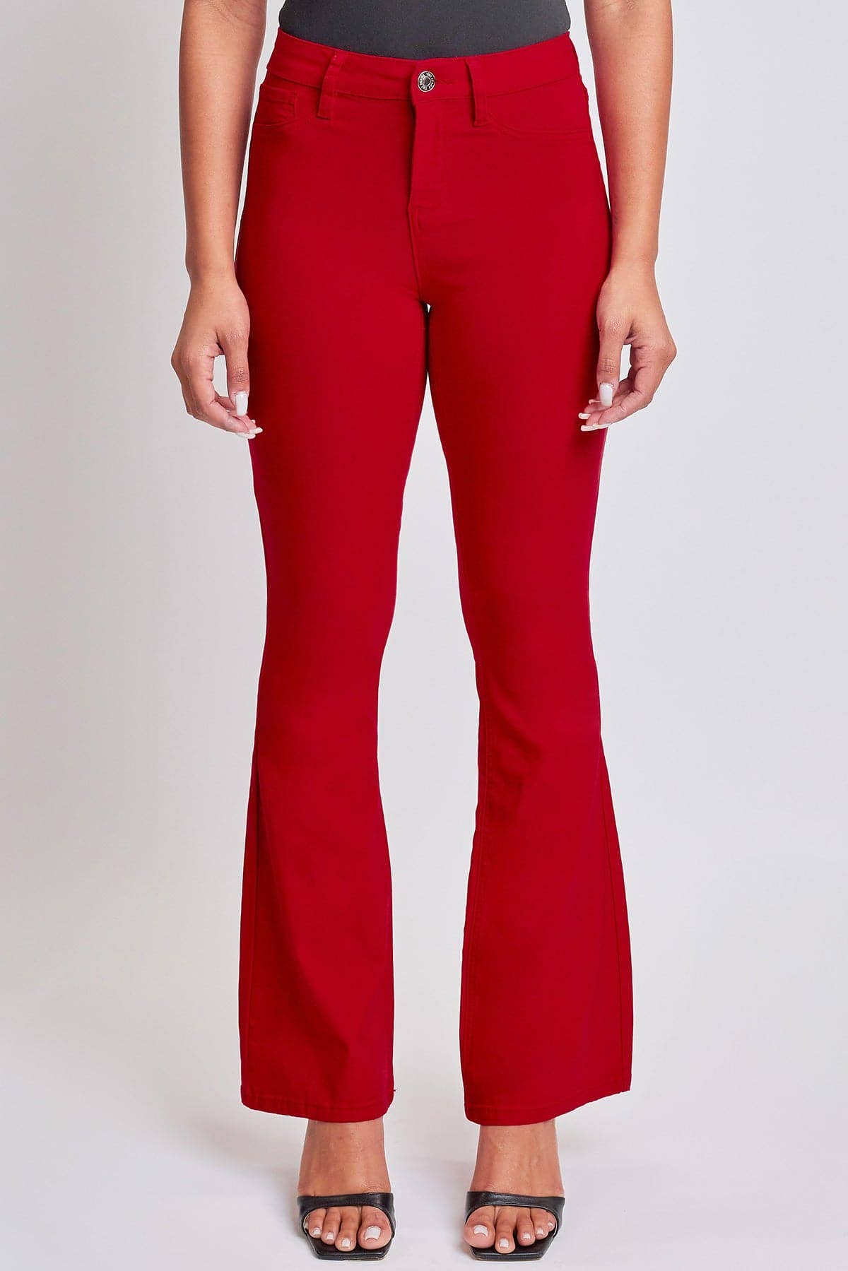 Hyperstretch Flare Pants, Ruby Red-